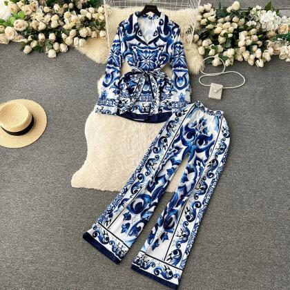 Hazel | Women’s Long Sleeve Floral Pajama Set main image 1