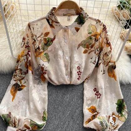 Alfonsina Floral Long Sleeved Blouse