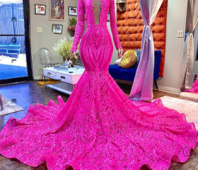 Lilibeth Satin Gown Champagne