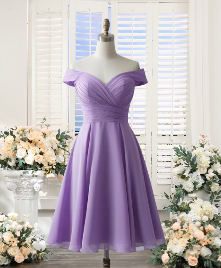 chiffon bridesmaid dresses short Pink Floral Soft Ruched Short Sleeves High Low Chiffon Bridesmaid Dresses