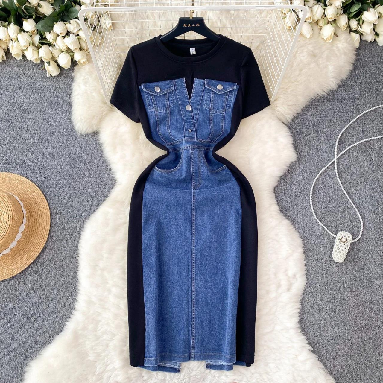 sachin and babi light blue dress Jessica Howard Plus Size Short Sleeve Tie Front Midi Dress