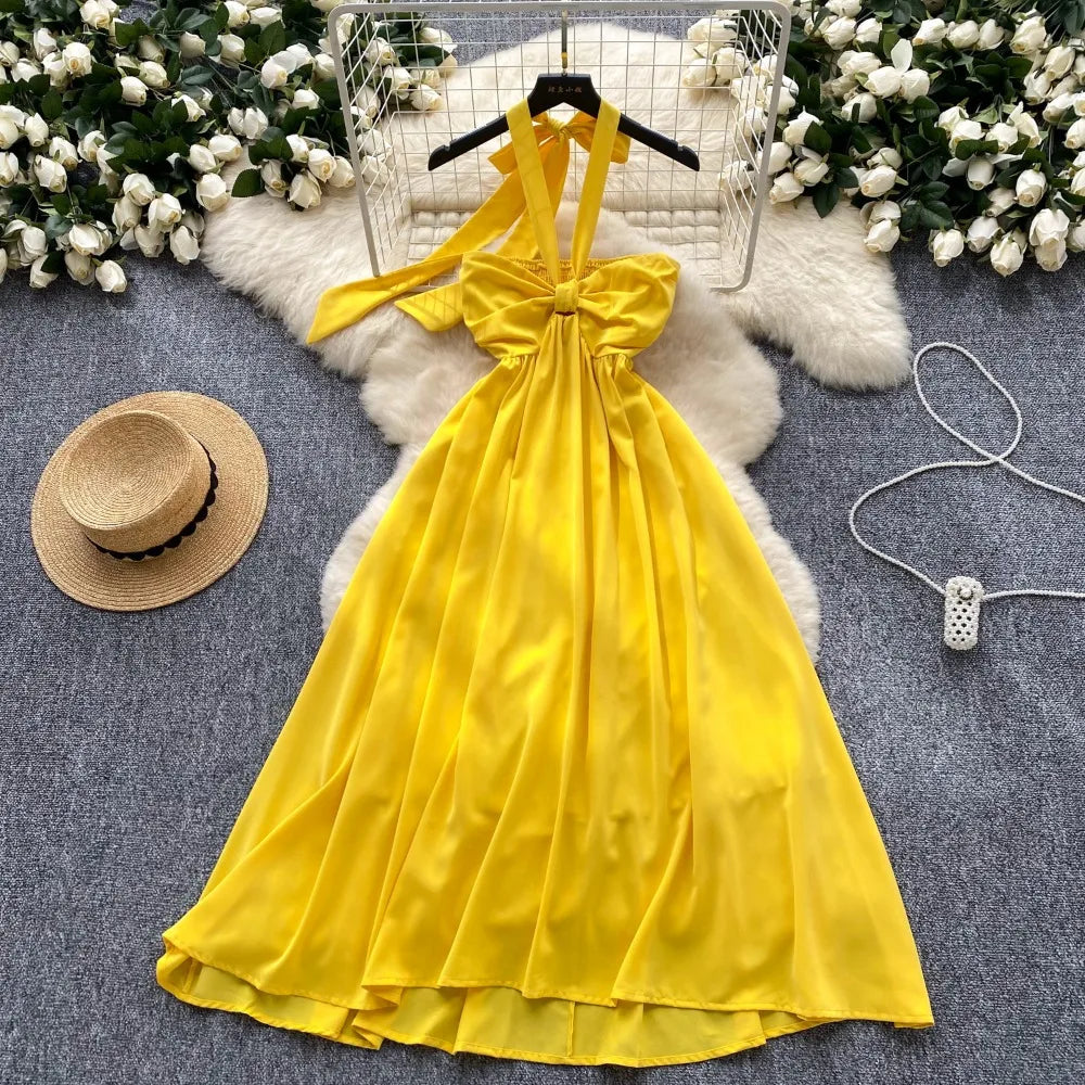 green emerald velvet dress Maiah Yellow Maxi Dress - US 2