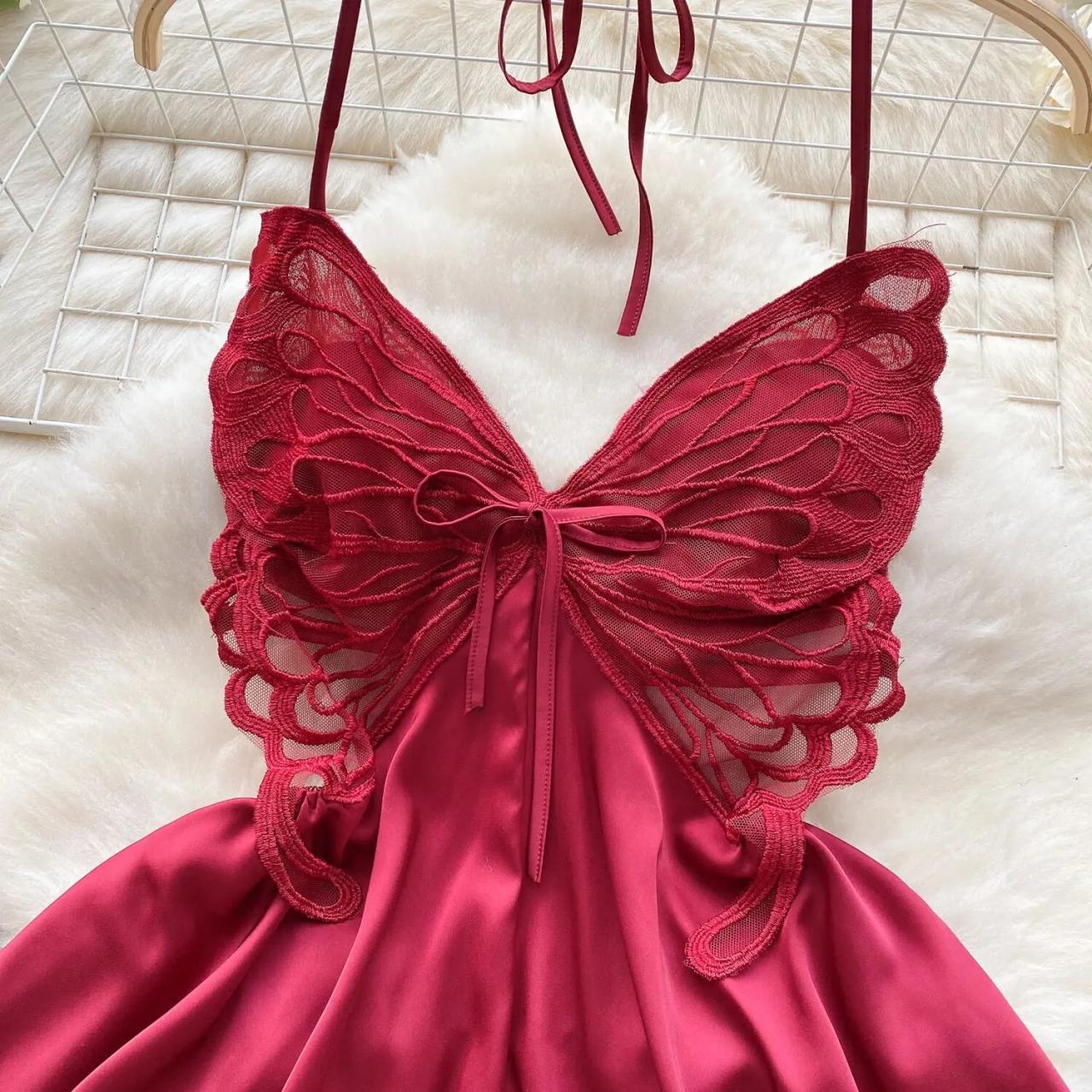 urban outfitters red slip dress Silky Mini XS Adjustable Straps Side Zipper NEW Urban Outfitters Bodycon Midi Dress