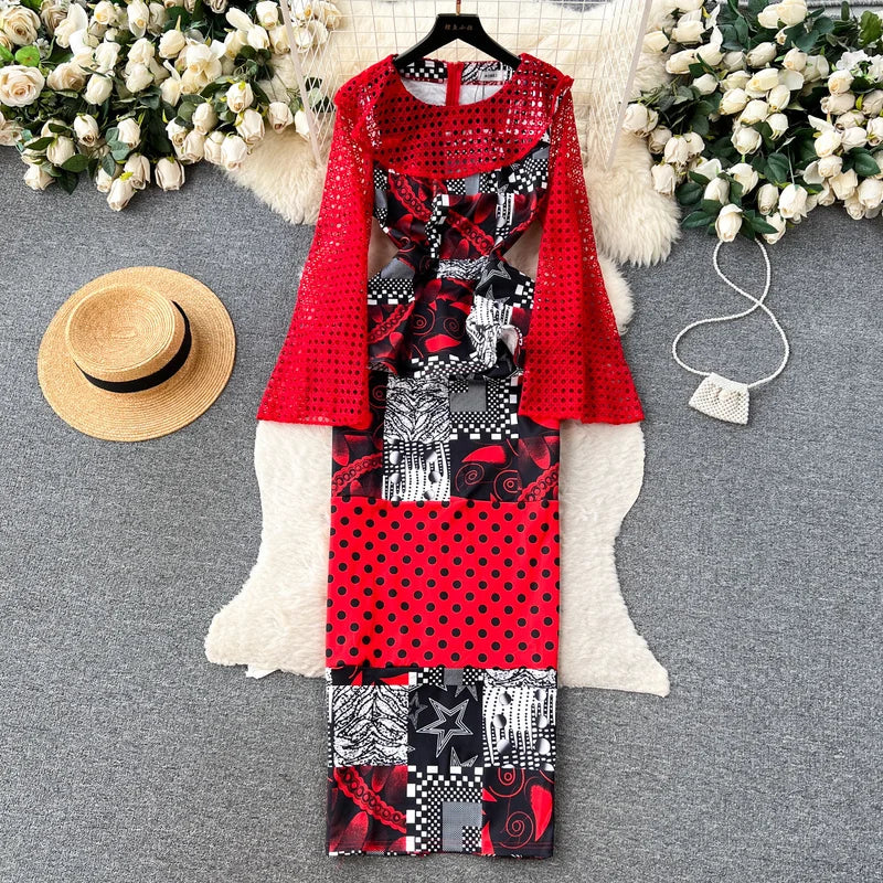 red patchwork dress ASOS - Ruched Scoop Neck Midaxi Sundress - Women - Viscose/Nylon - 14 US