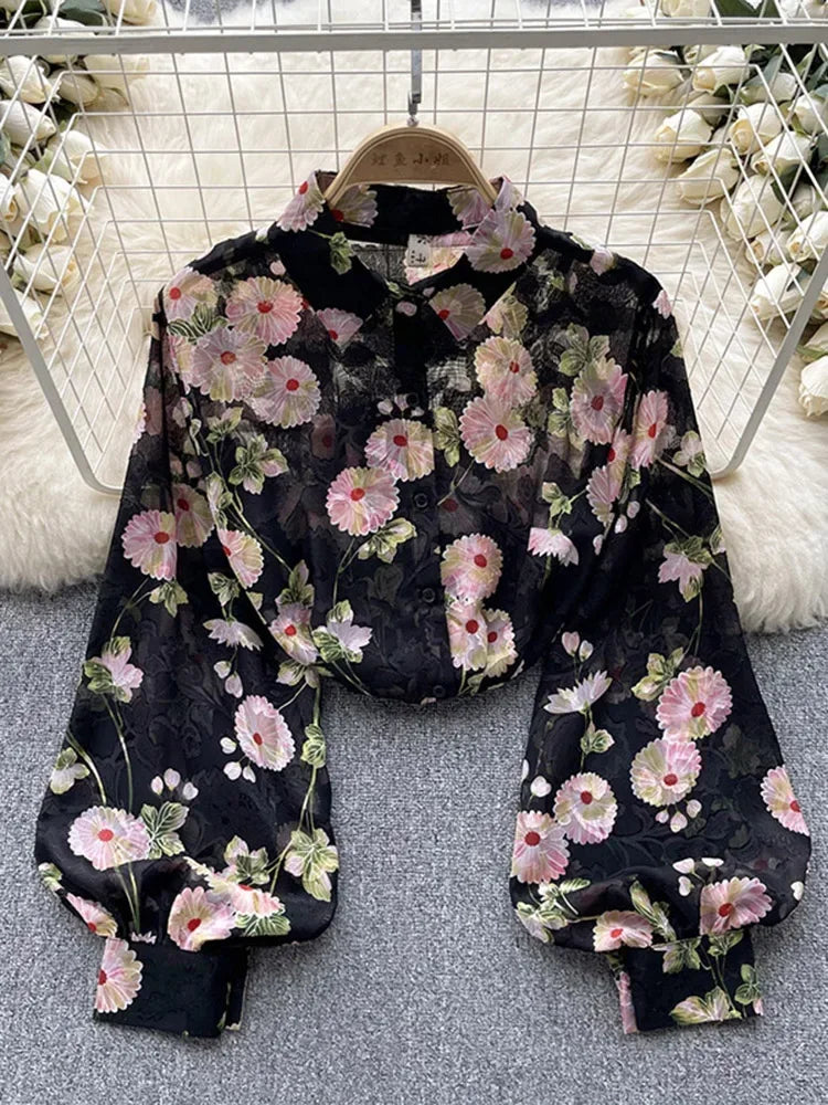 Alfonsina Floral Long Sleeved Blouse main image 1