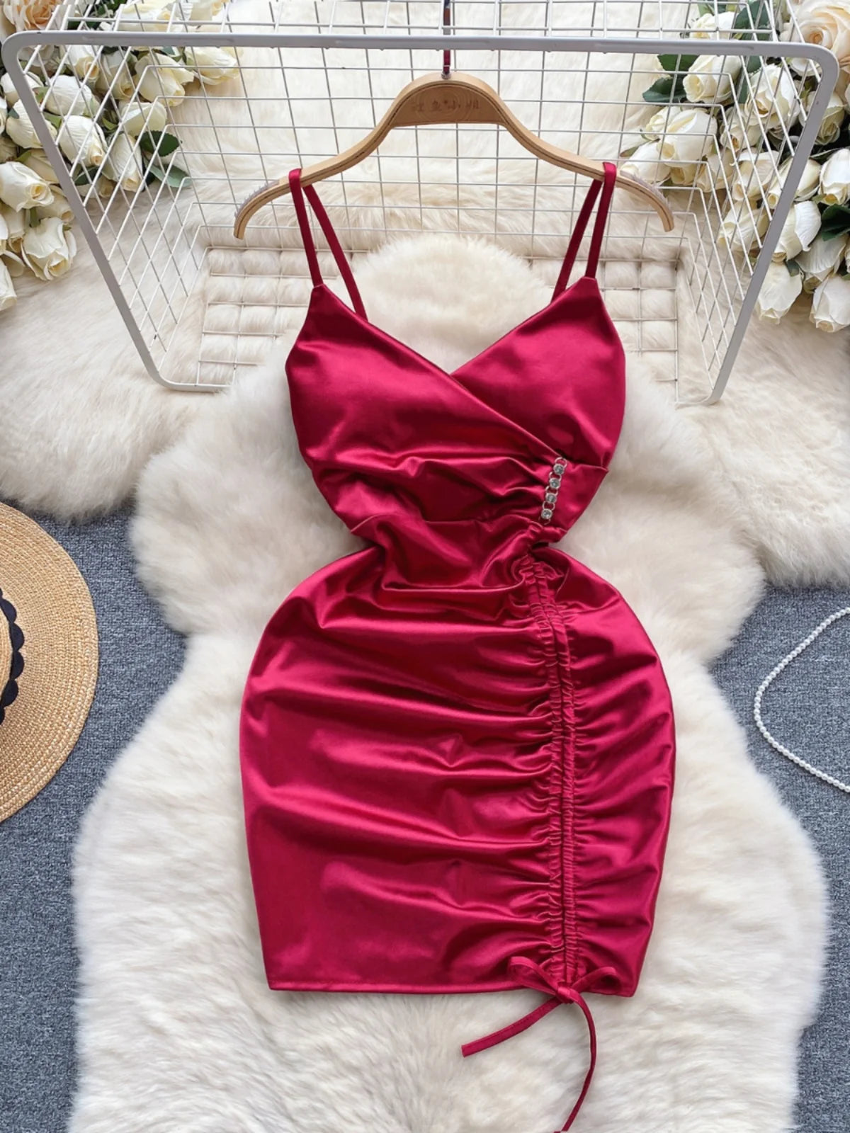 strapless open back dress Asta Resort Rafaella Dress