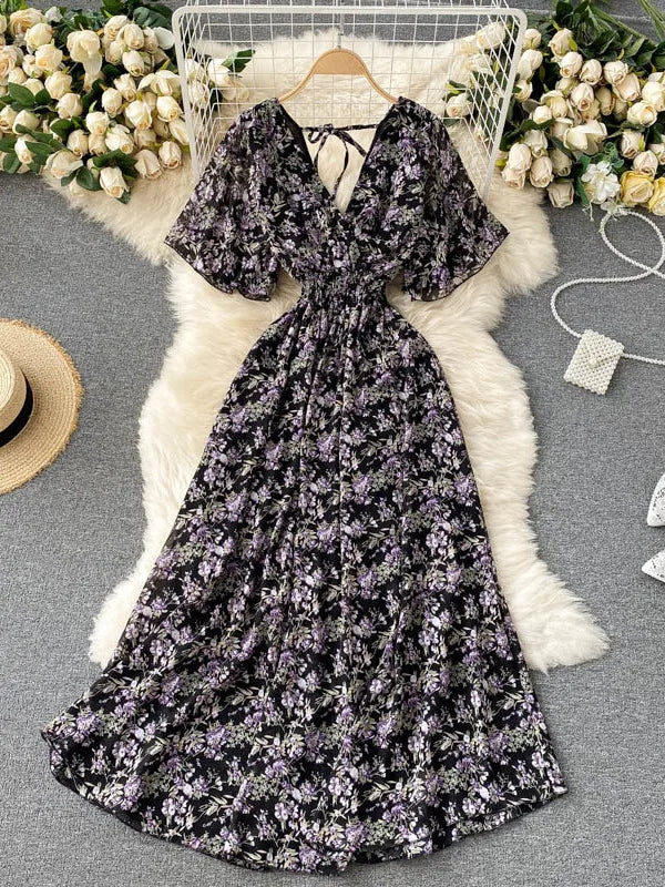 Effortlessly Enchanting Stylish Floral Maxi Dress