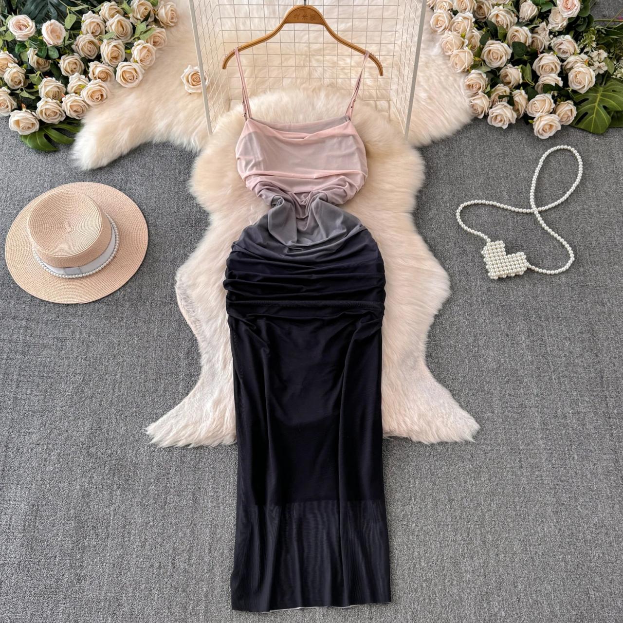 princess polly baby blue dress Women's Rib-Knit Maxi Bodycon Dress - Universal Thread™ Green XS: Highneck,  Sleeveless, Side Slit 1 ct main image 0