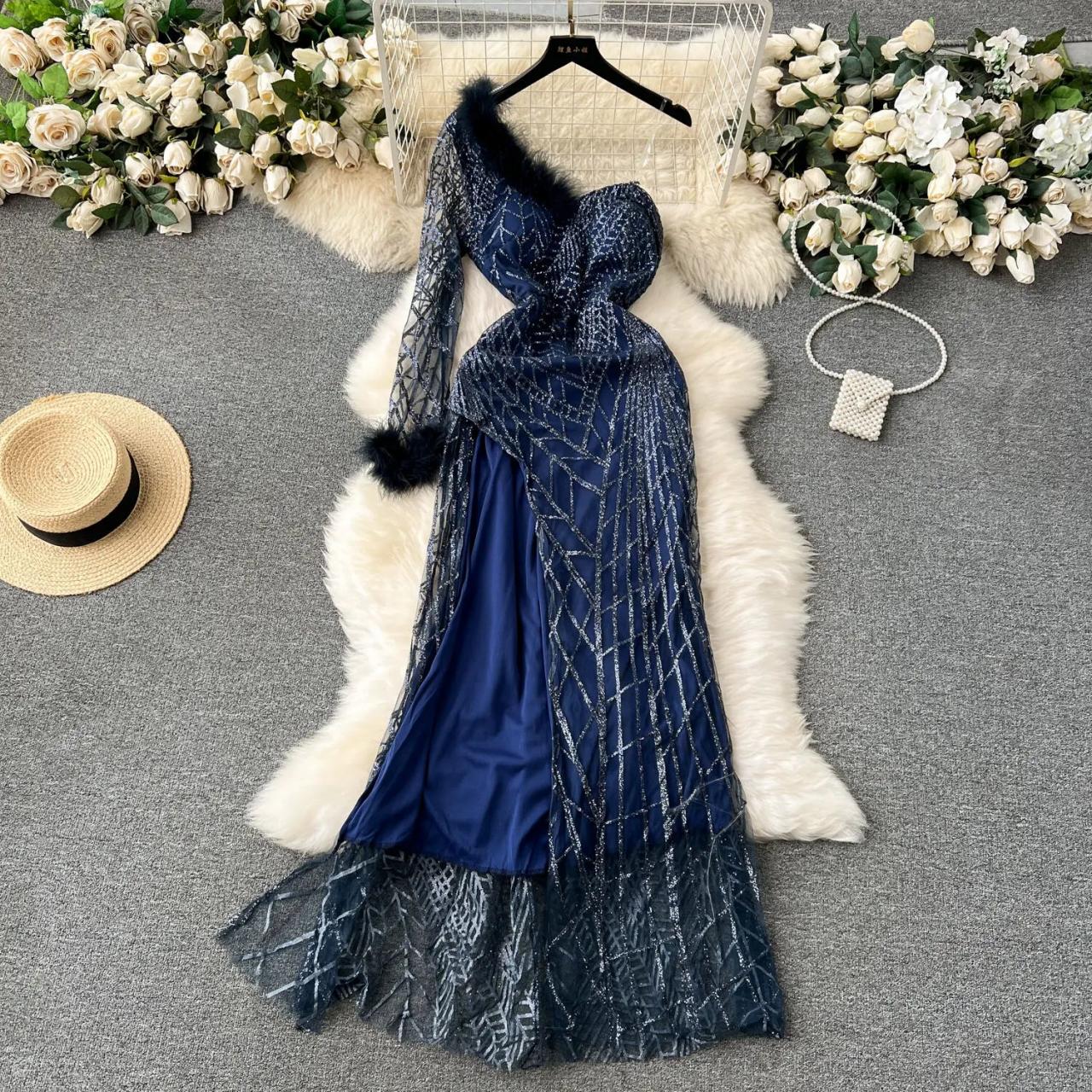 green off shoulder prom dress Teal Green Off-shoulder Sexy Sweetheart Top Lace A-line Long Prom Dres –  AlineBridal