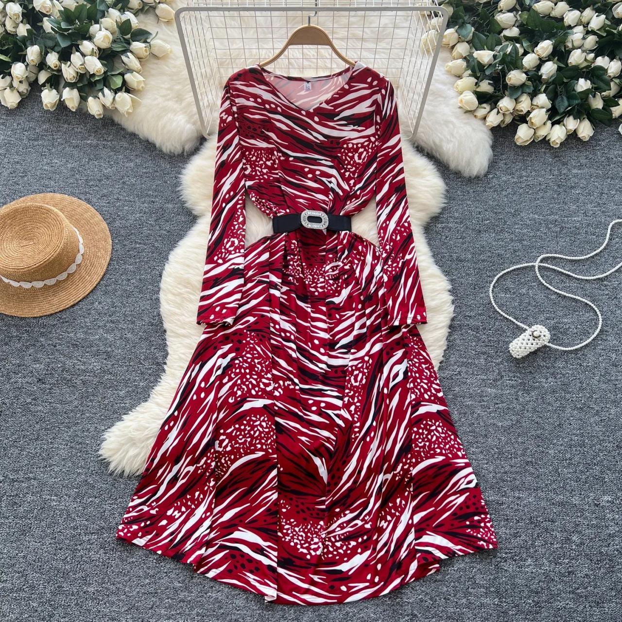red and white zebra dress Girl's Red & White Zebra Print w/Black Trim Sack Dress Handmade Size 3/4/5