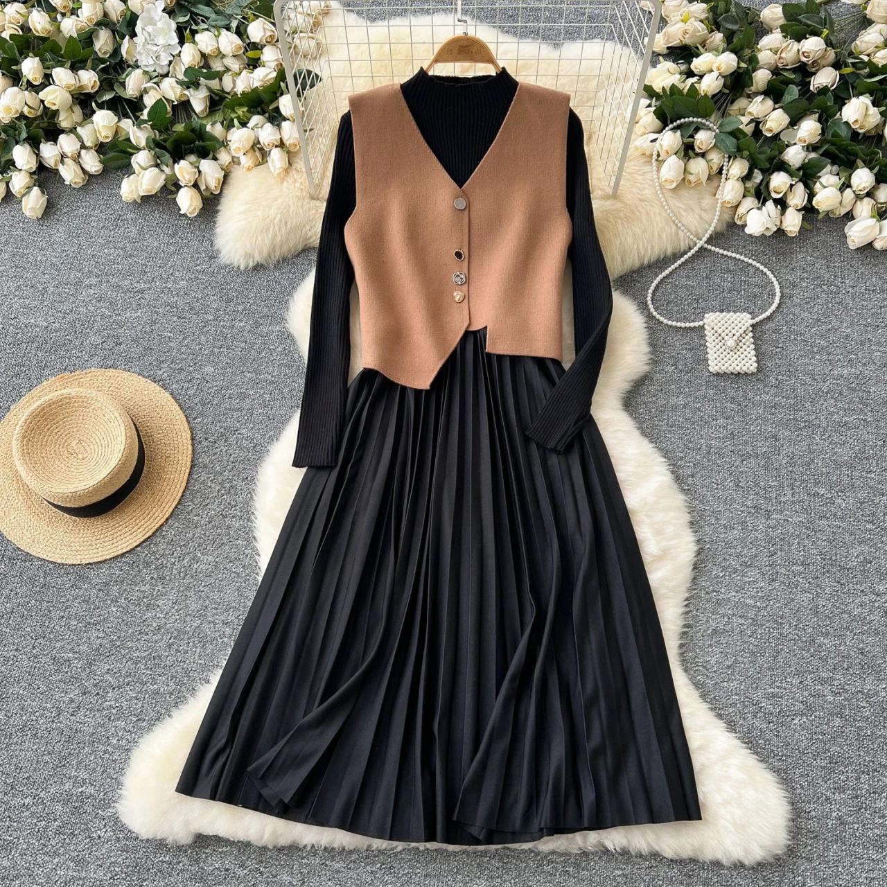 chinese dress ladies Vest Maxi Dress: Versatile Style and Effortless Elegance main image 1