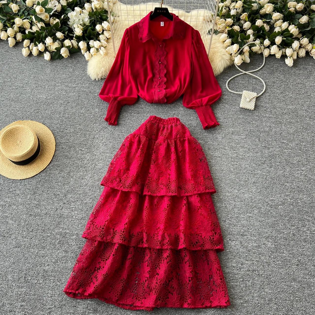 corset lace dress with sleeves Portia and Scarlett Cocktail Dress PS24417 Black / 6 main image 0