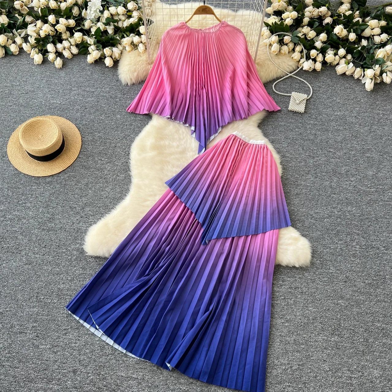 chinese dress ladies Blue Strapless Slimming Pleated Tight Dress Blue / L main image 1