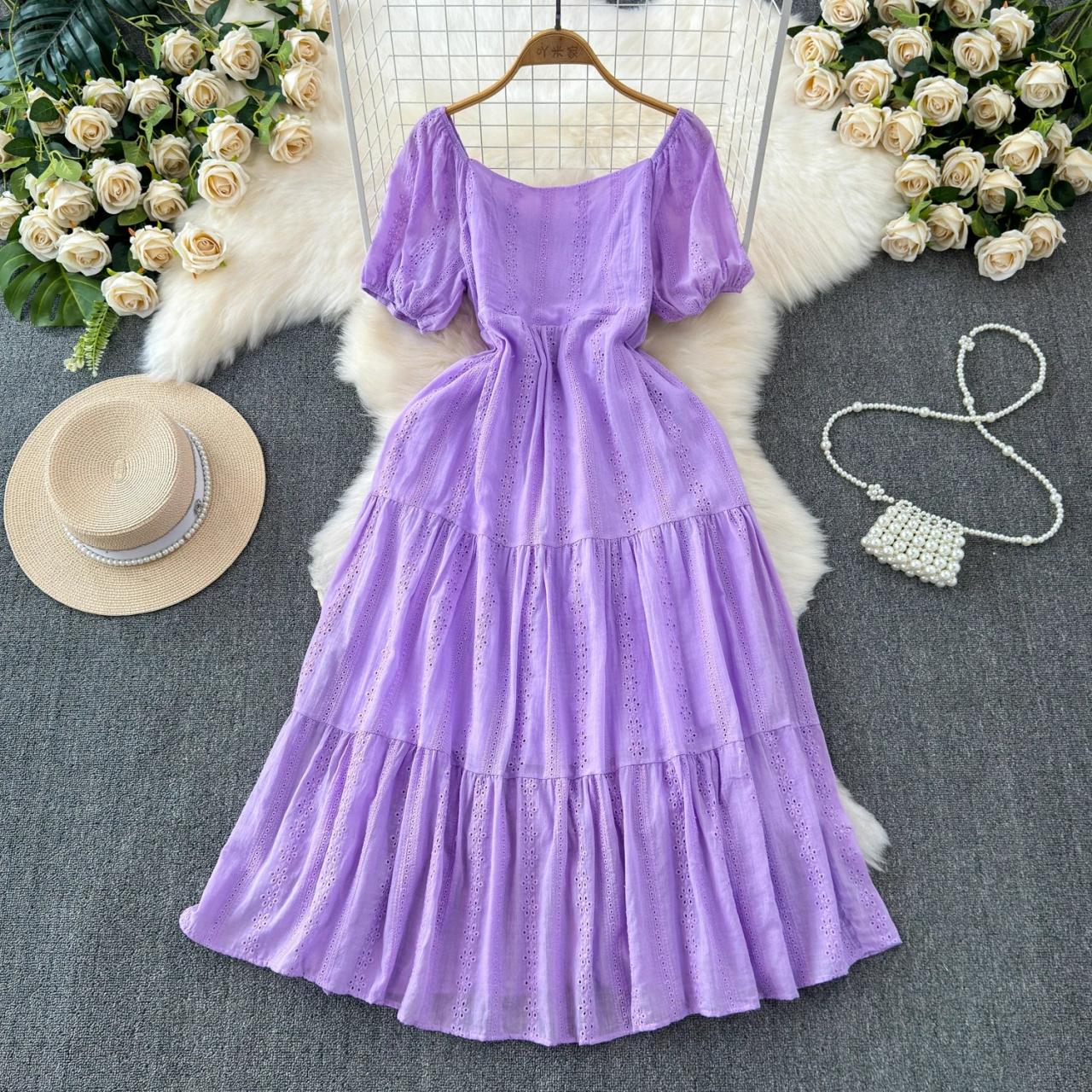 knee length dresses for ladies Ladivine 7492 Size 4 Lavender Prom Dress Bridesmaids Long Fitted Corset Satin Off The Shoulder Maxi Slit Formal Gown main image 1