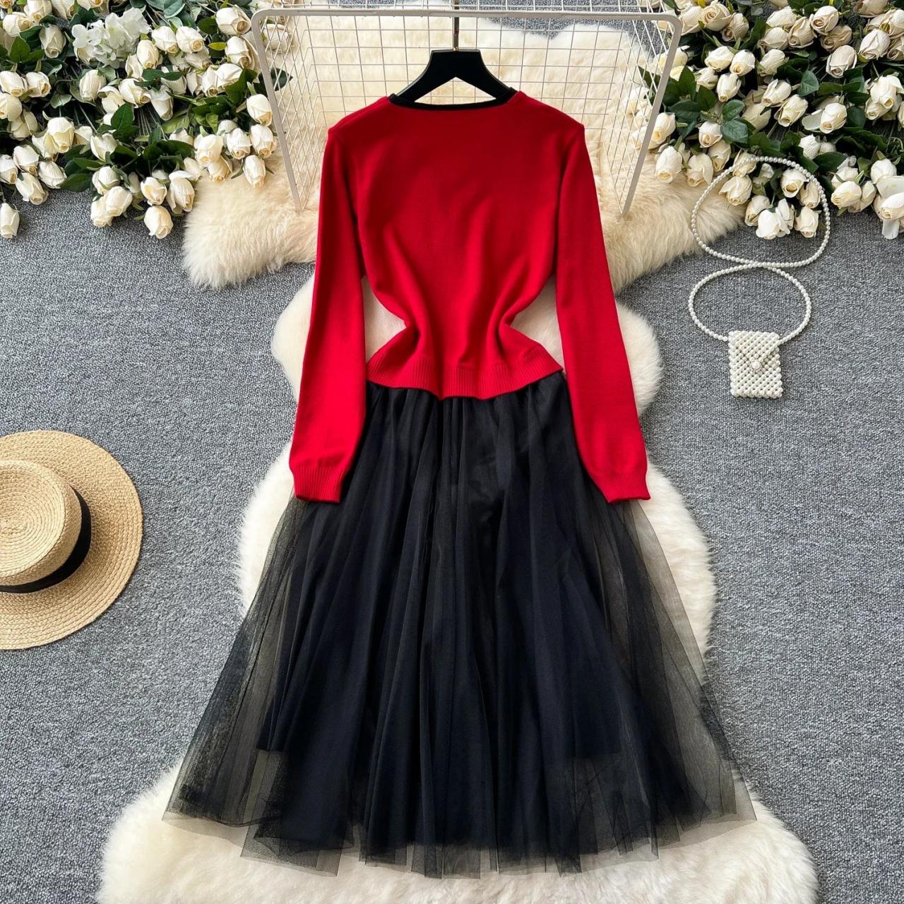 open lace back dress York Cardigan | Cherry Red | Womens