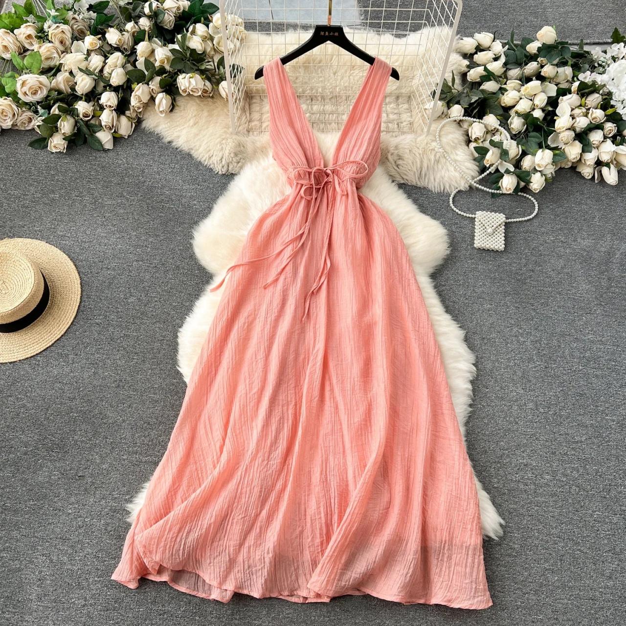 chinese dress ladies Anisa Maxi Dress Vanilla/Rose / M main image 0