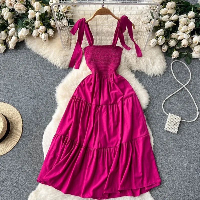 maxi floral applique dress LEO LIN - Rianne Floral Appliqué Maxi Dress
