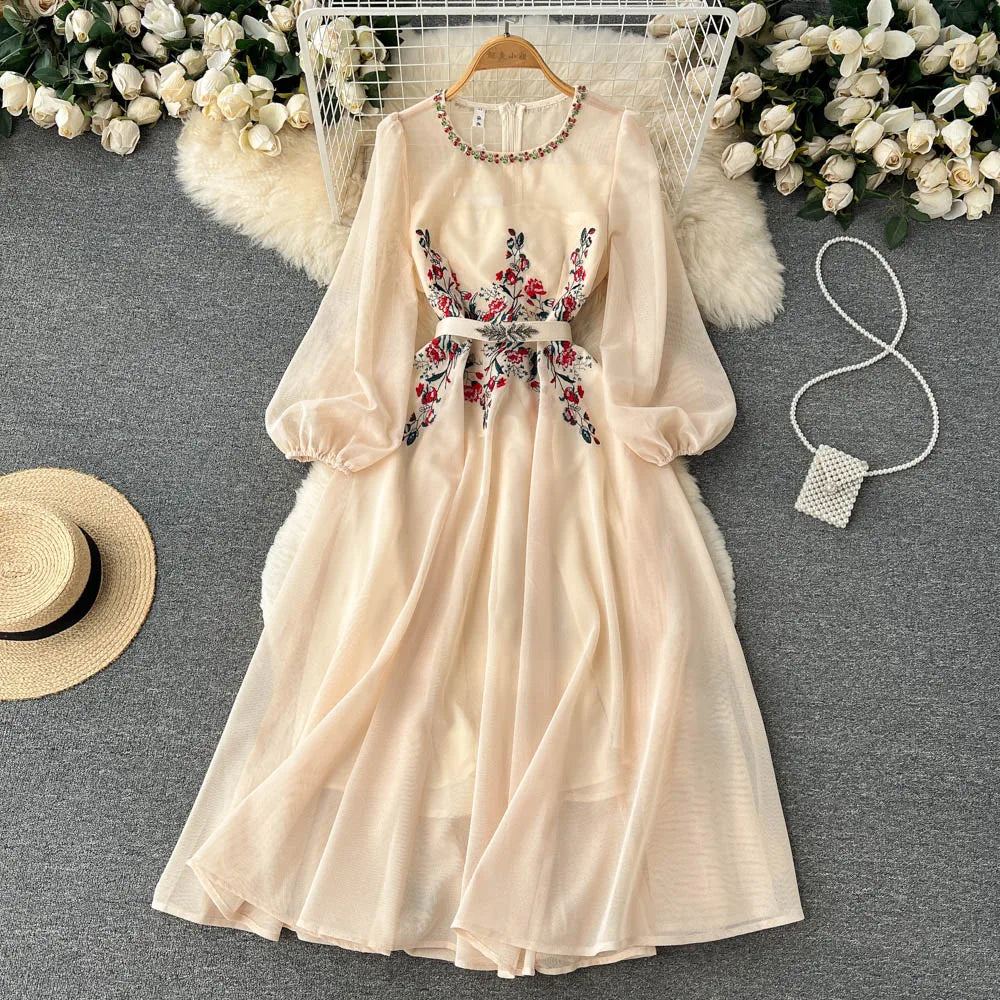 knee length dresses for ladies Ophelia Chiffon Maxi Dress main image 1