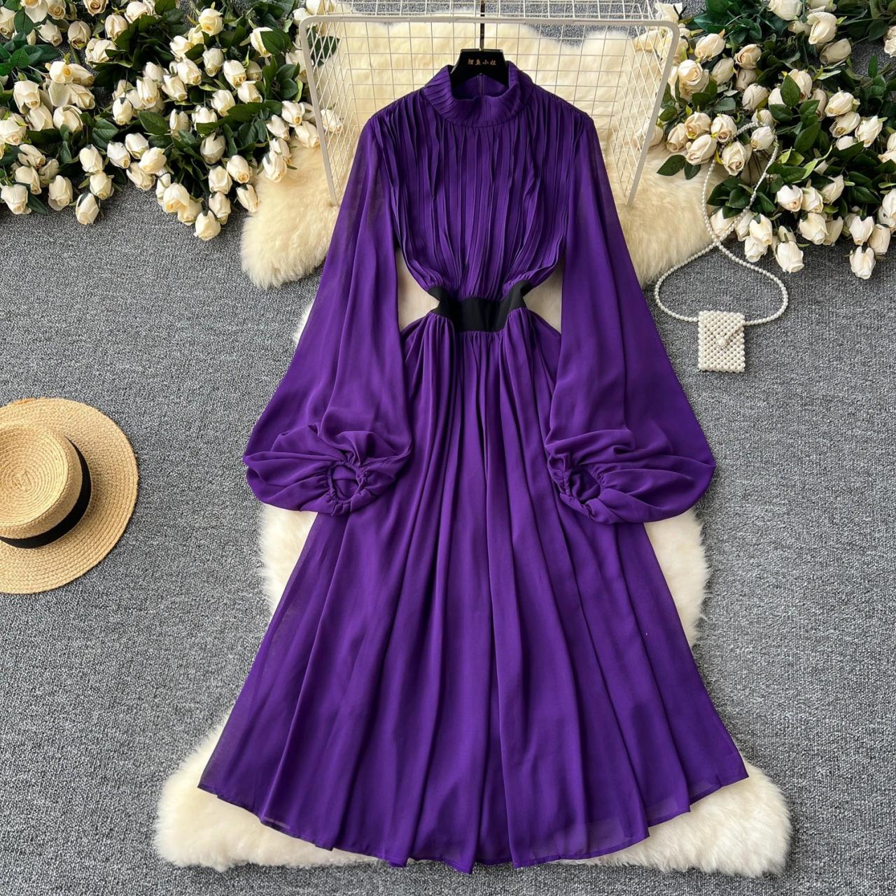 purple long flowy dress Purple maxi dress - Purple Flowy Maxi Dress - Floor Length Maxi Dress- Free  flowing Maxi Dress
