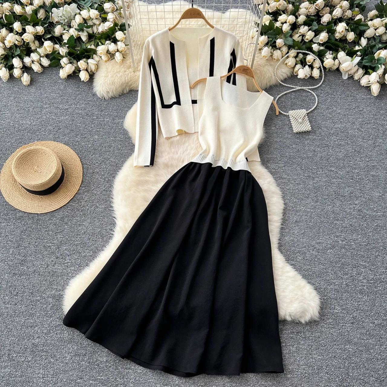cotton knit dresses for women Big Dot Cotton Knit Big Size Warm Long Sweater Dresses Women Clothes D6873A main image 0
