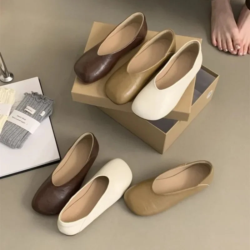 Neutral color flats hot sale