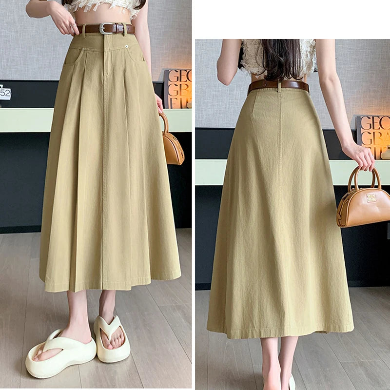 A-Line Lady Skirt With Pockets
