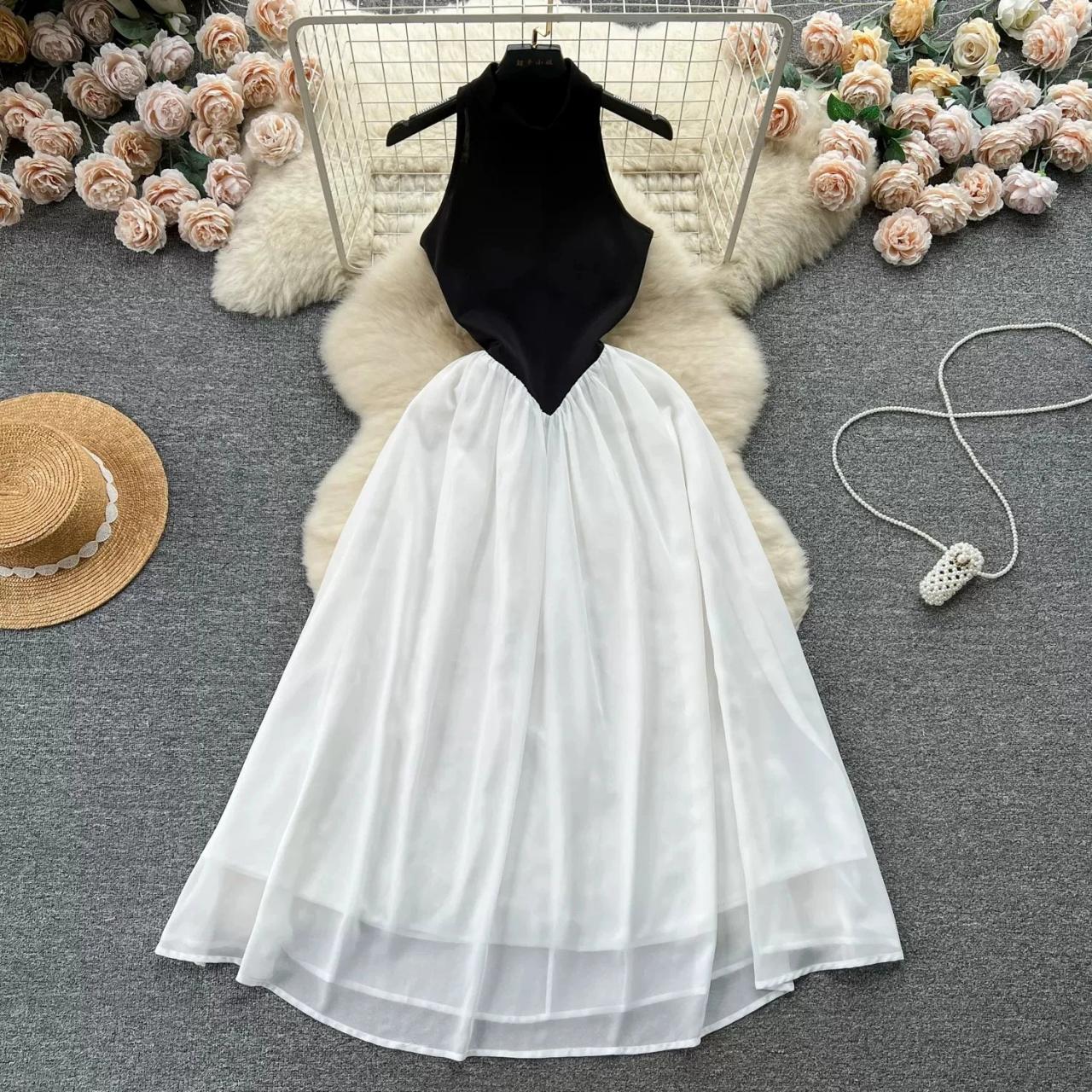 black flowy sleeve dress Sleeveless Flowy Maxi Dress |THE NICHOLE COLLECTION - Official Site main image 0