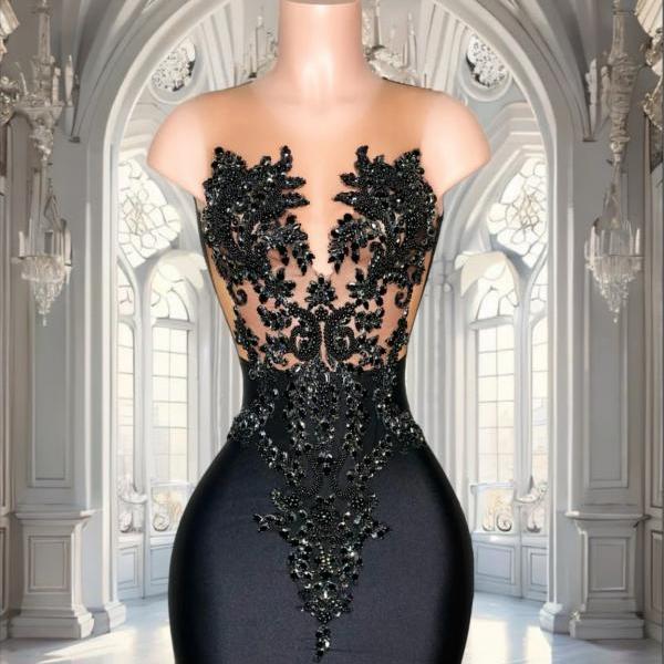 Gorgeous Sheath Spaghetti Straps Date Night Dress Floral Prom Dresses Birthday Outfit