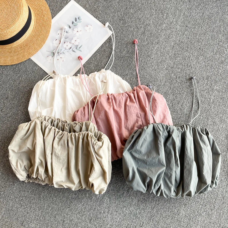 Wrinkle-resistant Drawstring Bags, Set Of Four on Luulla