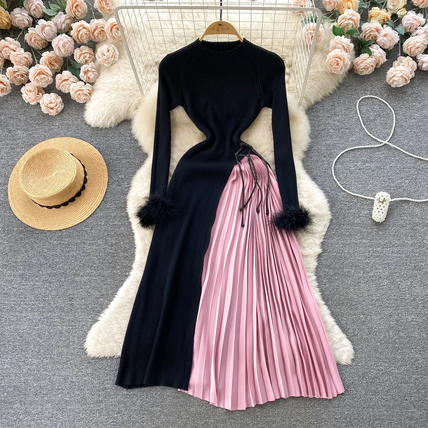 black long sleeve mini dress formal Lace Warehouse Chiffon Long Sleeve My Height is:Petite (5'1