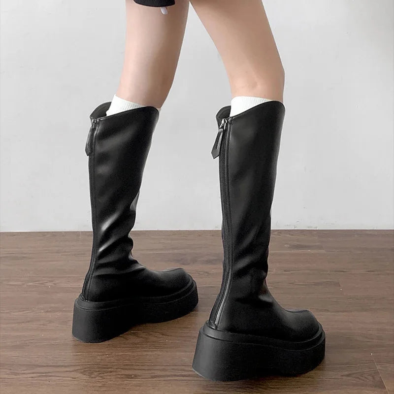 Tall Boots Platform Plain main image 0