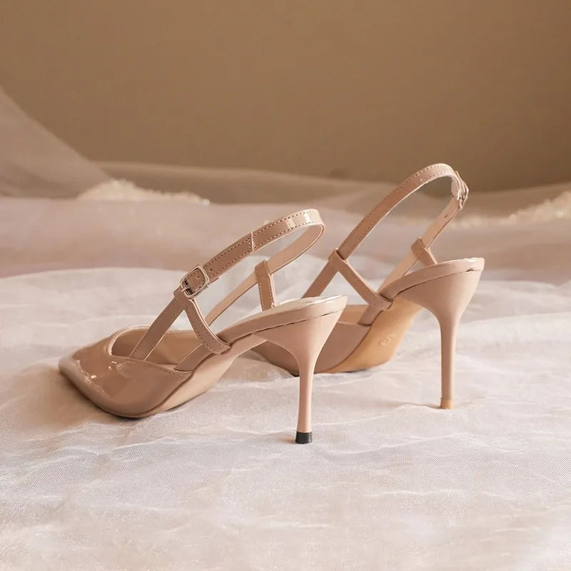 pointed slingback heels