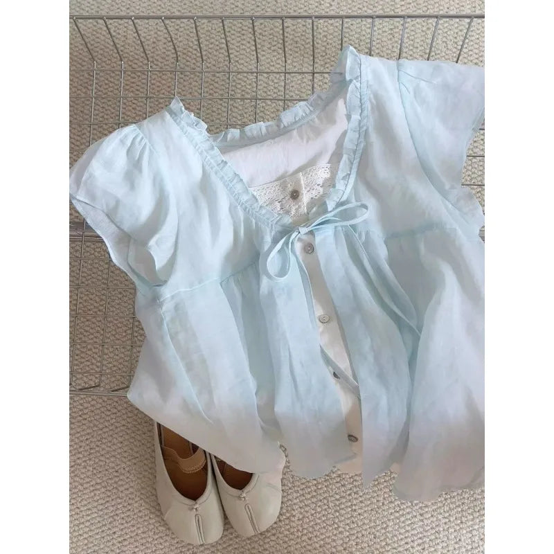Larsuu Raya Blouse Blue