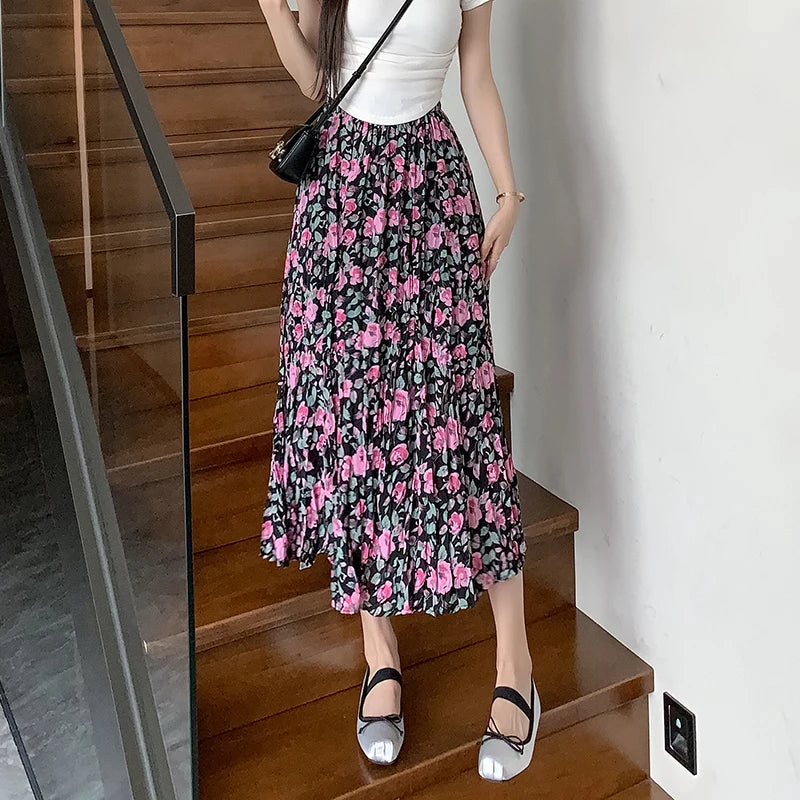 Lucia Floral Midi Skirt