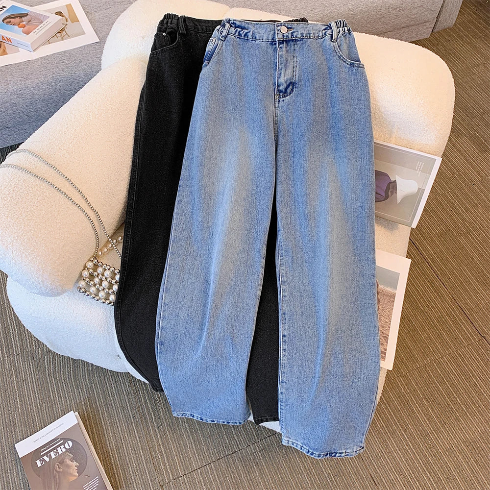 High-waisted Stretch Denim Jeans Two Styles on Luulla
